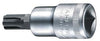 SOCKET S/WILLE SPLINE 1/2DR 54CV- M6