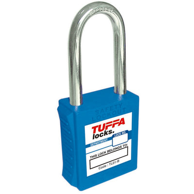 Blue 46mm Commissioning Isolation Safety Padlock β Keyed Different