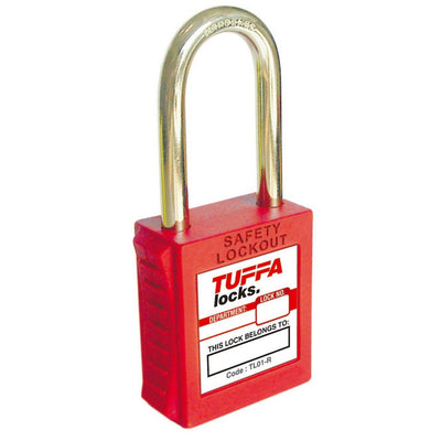 Red 46mm Personal Isolation Safety Padlock β Keyed Different