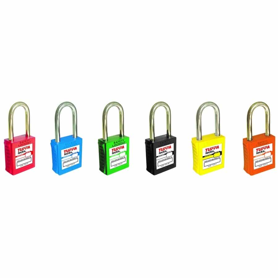 Red 46mm Personal Isolation Safety Padlock – Keyed Different