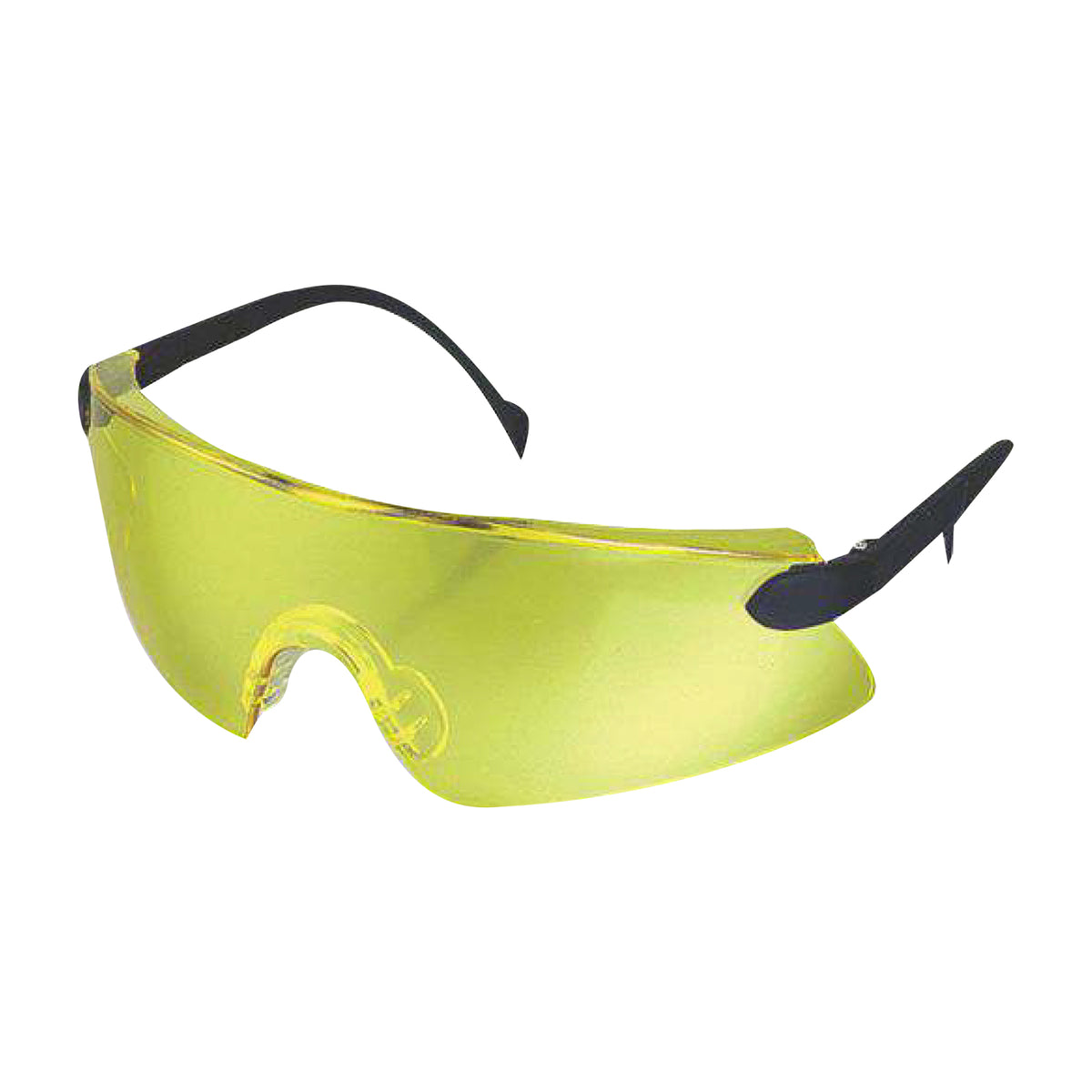 Sporty Goggle Yellow Black Frame