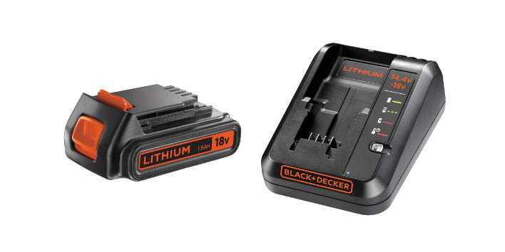 Black&Decker Battery 18V 1.5Ah & Charger | BDC1A15