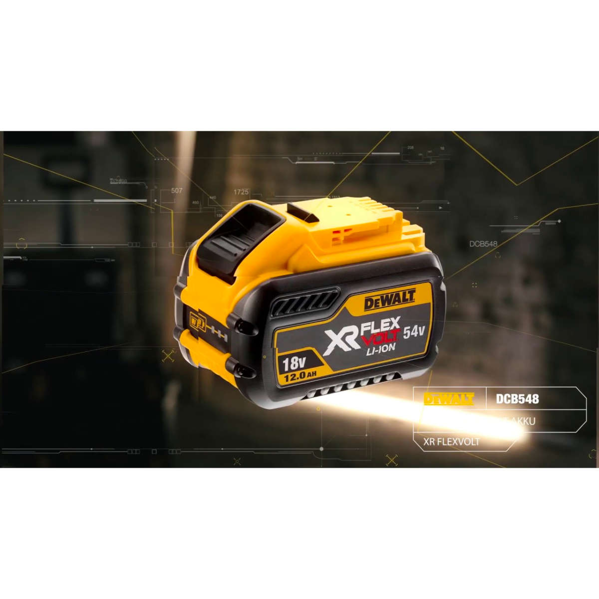 DEWALT Battery Flexvolt 12Ah | DCB548