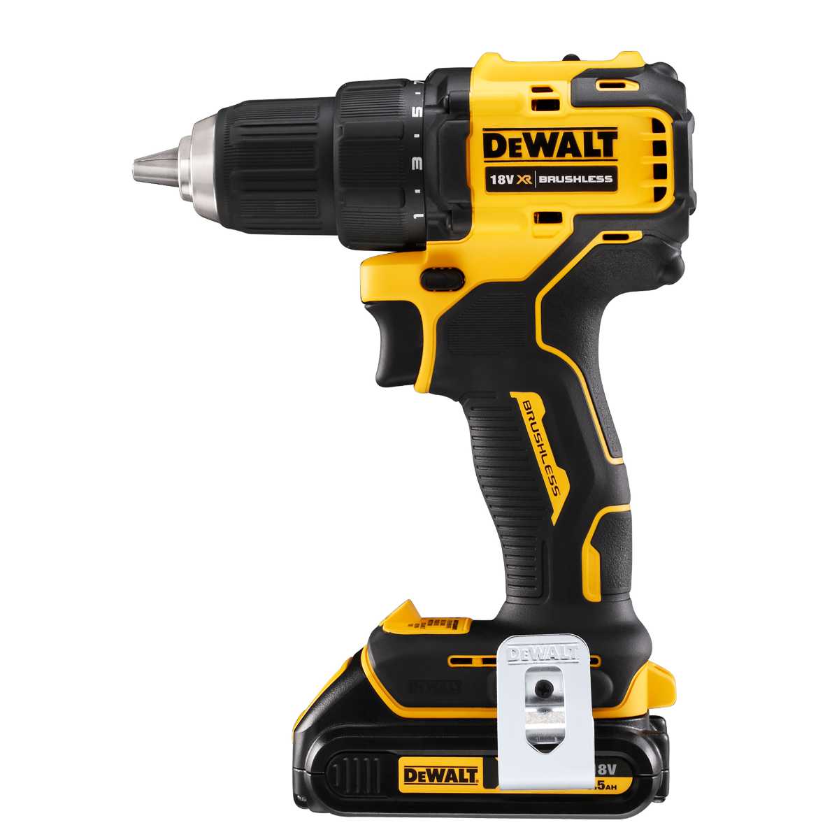 DEWALT 18V Ultra Compact Brushless Drill Driver | DCD708S2T