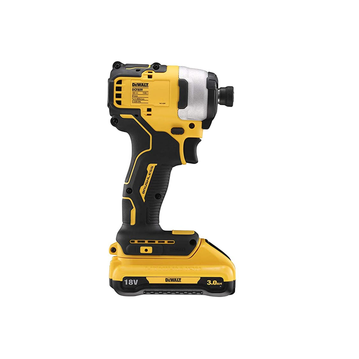 DEWALT 18V Ultra Compact Brushless Impact Driver | DCF809L2T