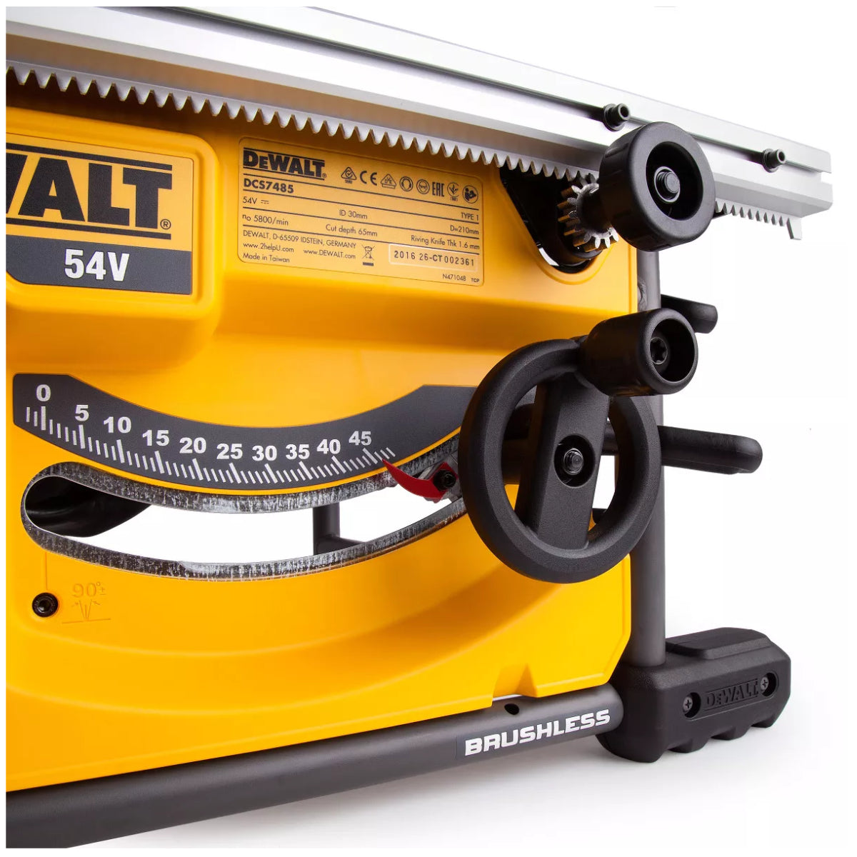 DEWALT 54V Brushless Table Saw with Batteries | DCS7485T2