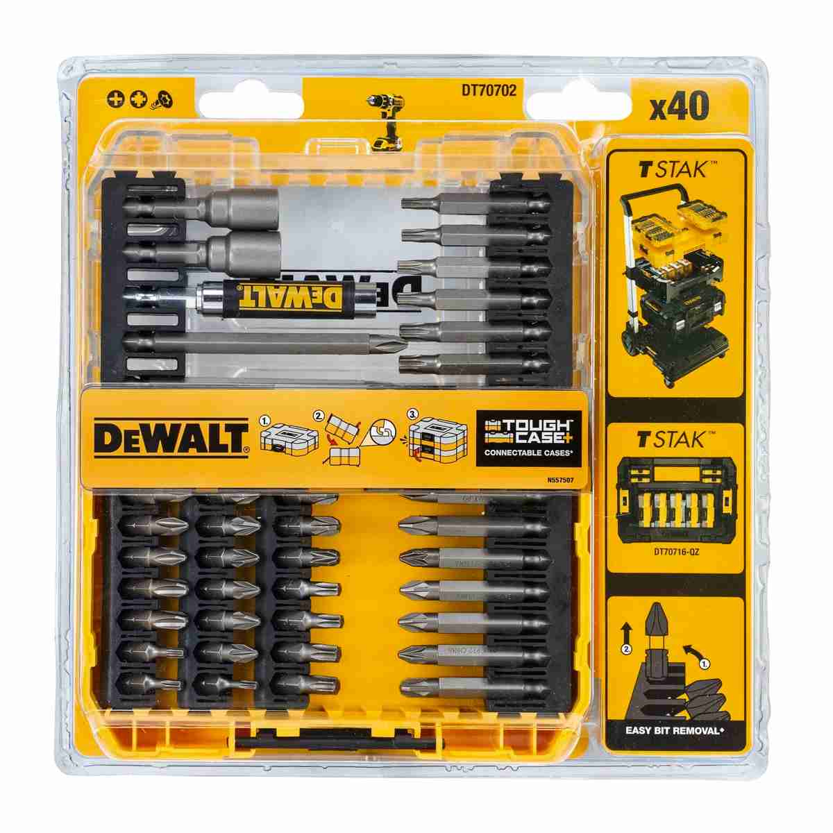DEWALT 40 Pc Screw Driving Set in Tough Case | DT70702