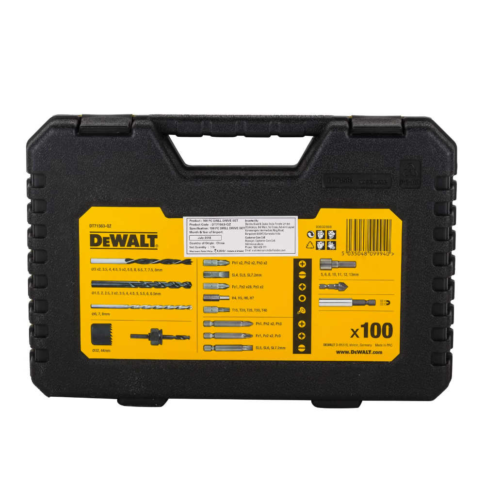 DEWALT 100 Piece Accessory Set | DT71563