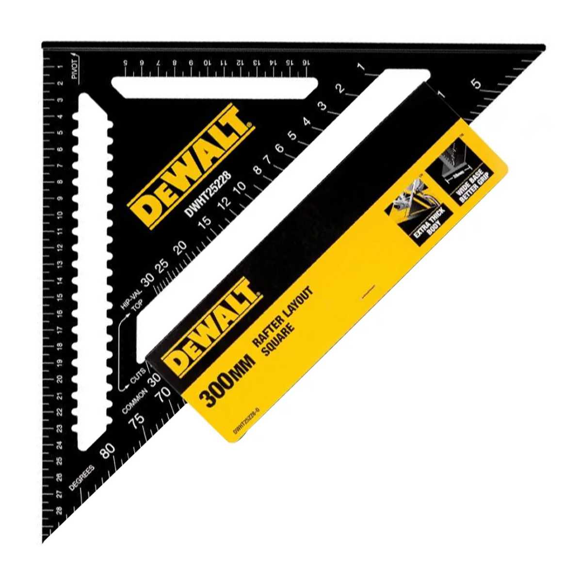 DEWALT Premium Rafter Speed Square 30cm | DWHT25228-0