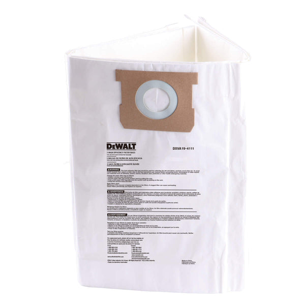 DEWALT Fine Dust Bag for 23 - 38L Wet Dry Vacuum | DXVA19-4211