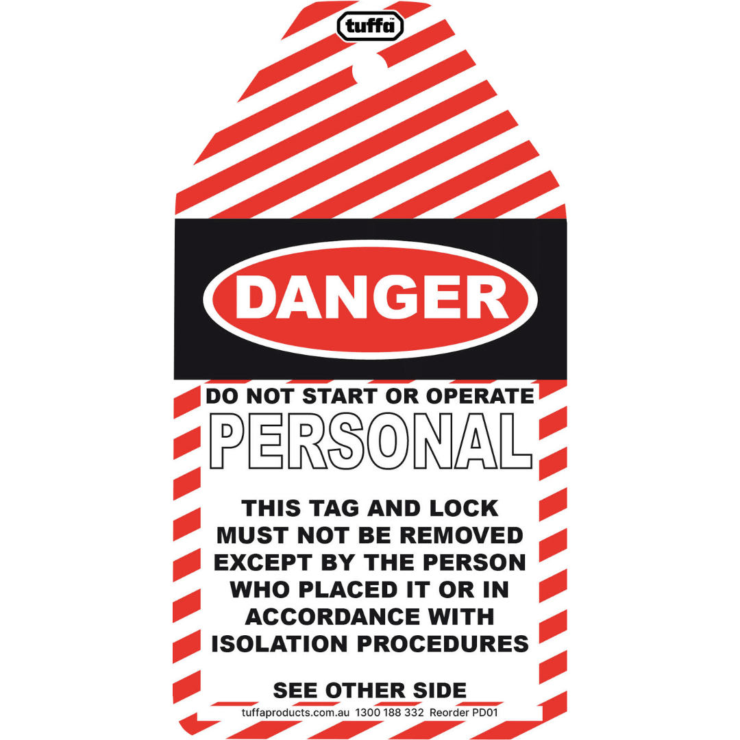 Personal Danger Tags (packs of 100)
