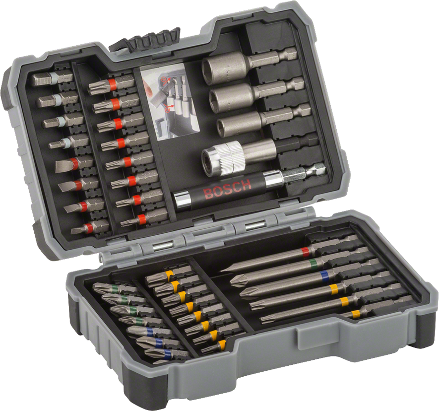 Bosch Professional Extra Hard Screwdriver Bit and Nutsetter Set, 43-Piece | S…