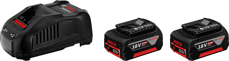 Bosch Professional Starter Set 2 x GBA 18V 6.0Ah + GAL 1880 CV | 18.0 V