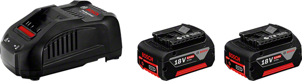 Bosch Professional Starter Set 2 x GBA 18V 6.0Ah + GAL 1880 CV | 18.0 V