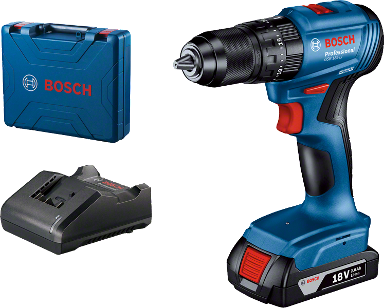 Bosch Professional Cordless Impact Drill Drivers GSB 185-LI | 18.0 V