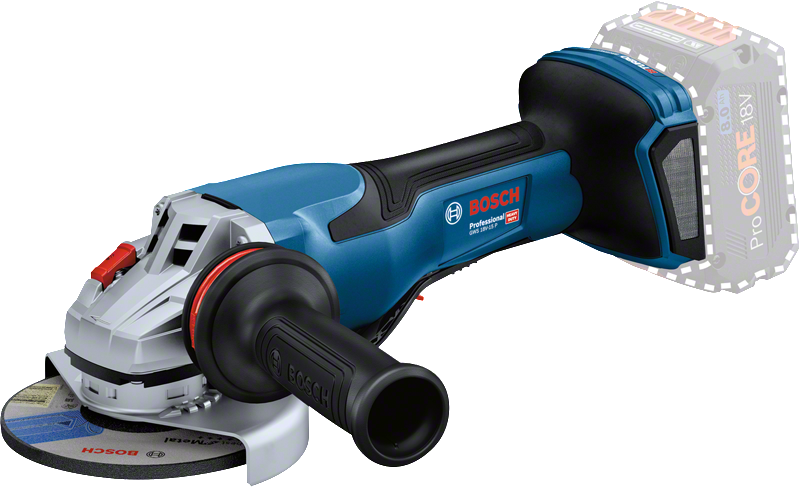 Bosch Professional Cordless Angle Grinder GWS 18V-15 P | 18.0 V, 9,800 rpm