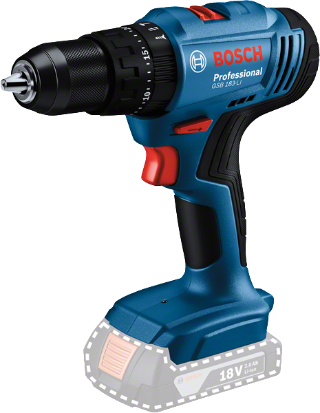 Bosch Professional Cordless Impact Drill Drivers GSB 183-LI | 18.0 V
