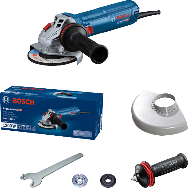 Bosch Professional Angle Grinder GWS 12-125 S | 125 mm, 1200 W