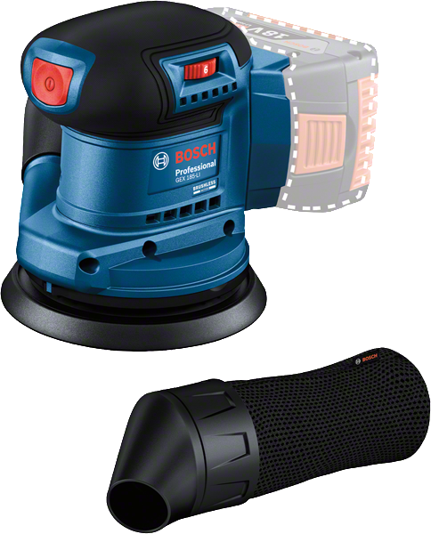 Bosch Professional Random Orbit Sander GEX 185-LI | 18 V, 0 W