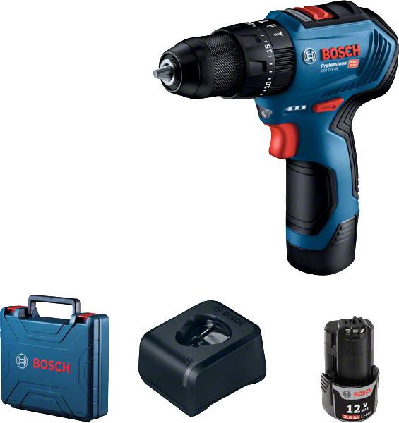 Bosch Professional Cordless Combi GSB 12V-30 | 18/30/- Nm