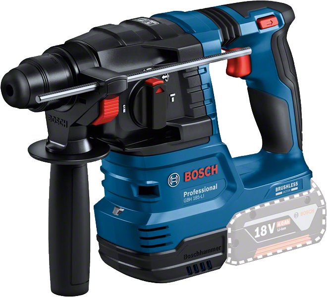 Bosch Professional Cordless Rotary Hammer with Sds Plus GBH 185-LI | 18.0 V