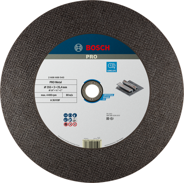 Bosch Professional Cutting & Grinding Discs Metal Bonded Cutting Disc