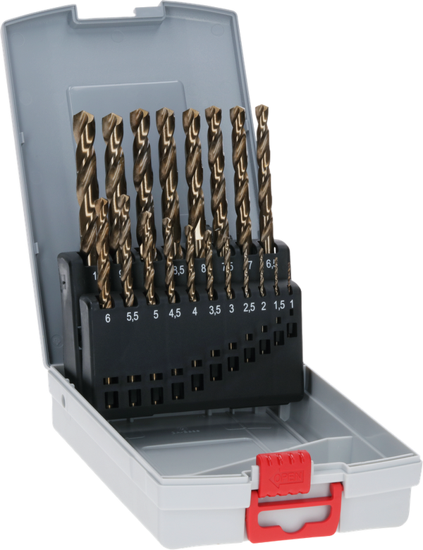 Bosch Professional Stainless Steel HSS-Co Twist Drill Bit Set | Accessory Sets