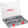 Bosch Professional Pro Router Bit Mixed Set Shank Router Bit Mixed Set, 15 pcs