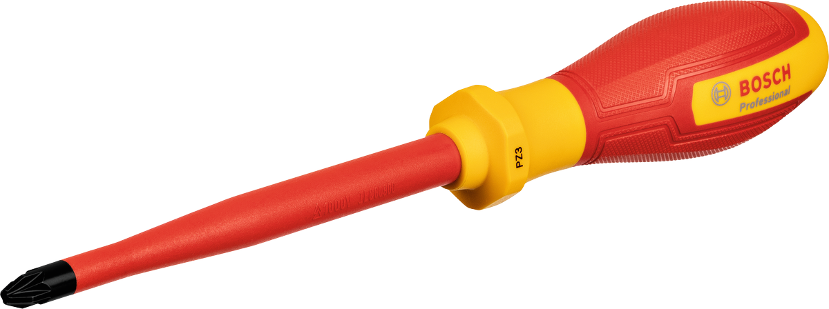 Bosch Professional VDE Screwdrivers VDE Screwdriver PZ3x125 mm Professional