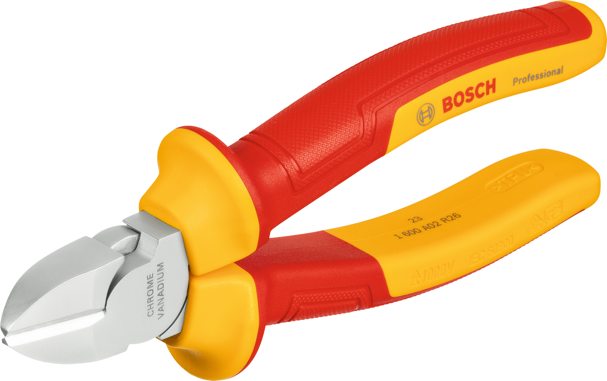 Bosch Professional VDE Pliers VDE Diagonal Side Cutters 160 mm Professional