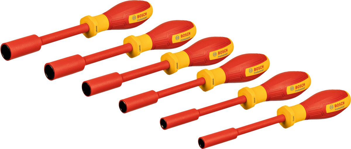Bosch Professional VDE Screwdrivers VDE Socket Wrench Set 6 pcs Professional