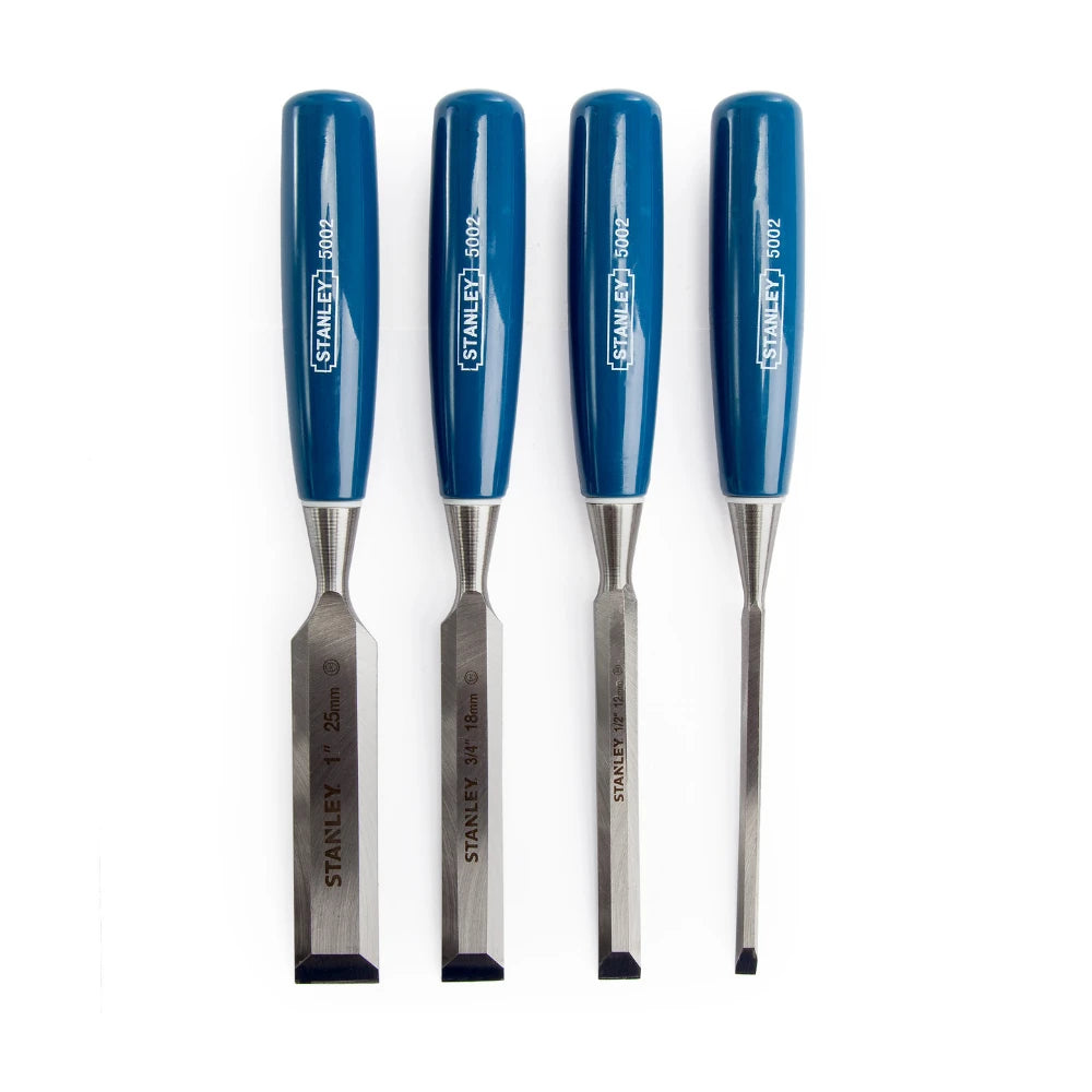 Stanley 5002 Series Wood Chisel 4pc Set | 0-16-129