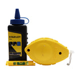 Stanley Chalk Line Reel 30m With Blue Chalk and Level | 0-47-443
