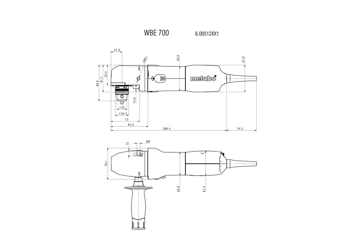WBE 700 (600512000) Angle Drill