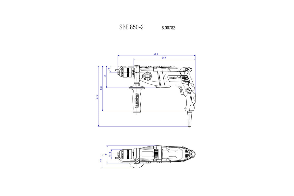 SBE 850-2 (600782850) Impact drill