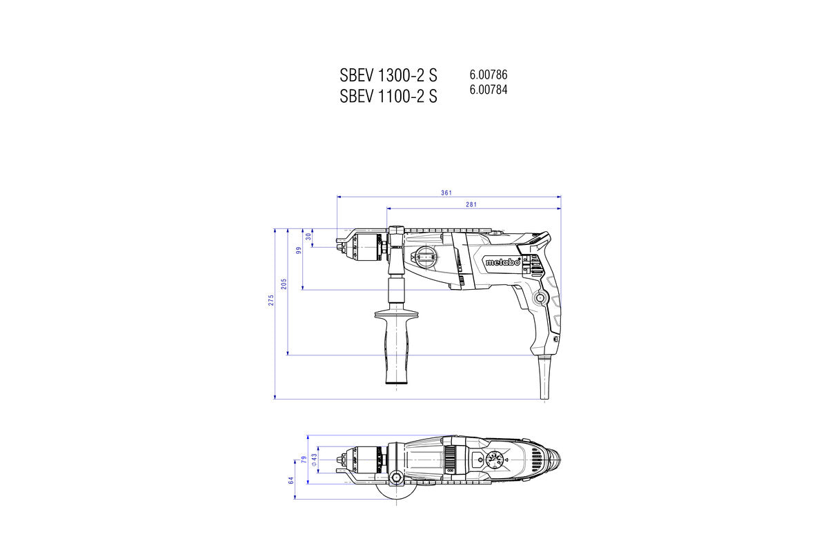 SBEV 1300-2 S (600786500) Impact drill