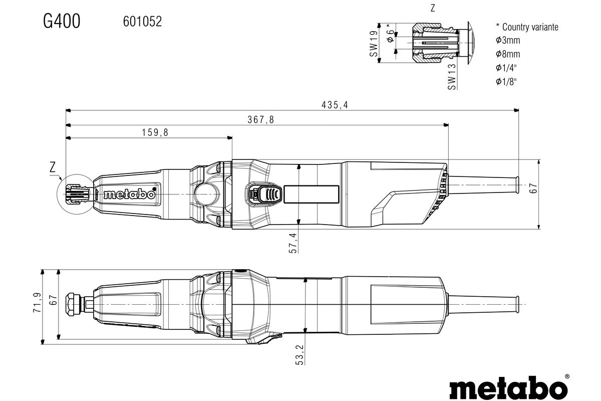 G 400 (601052000) Die grinder
