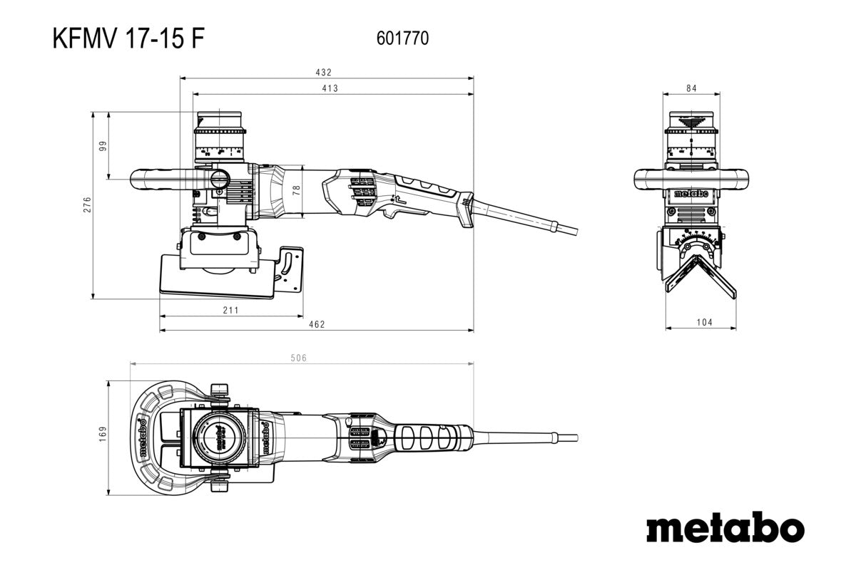 KFMV 17-15 F (601770500) Bevelling tool for metal