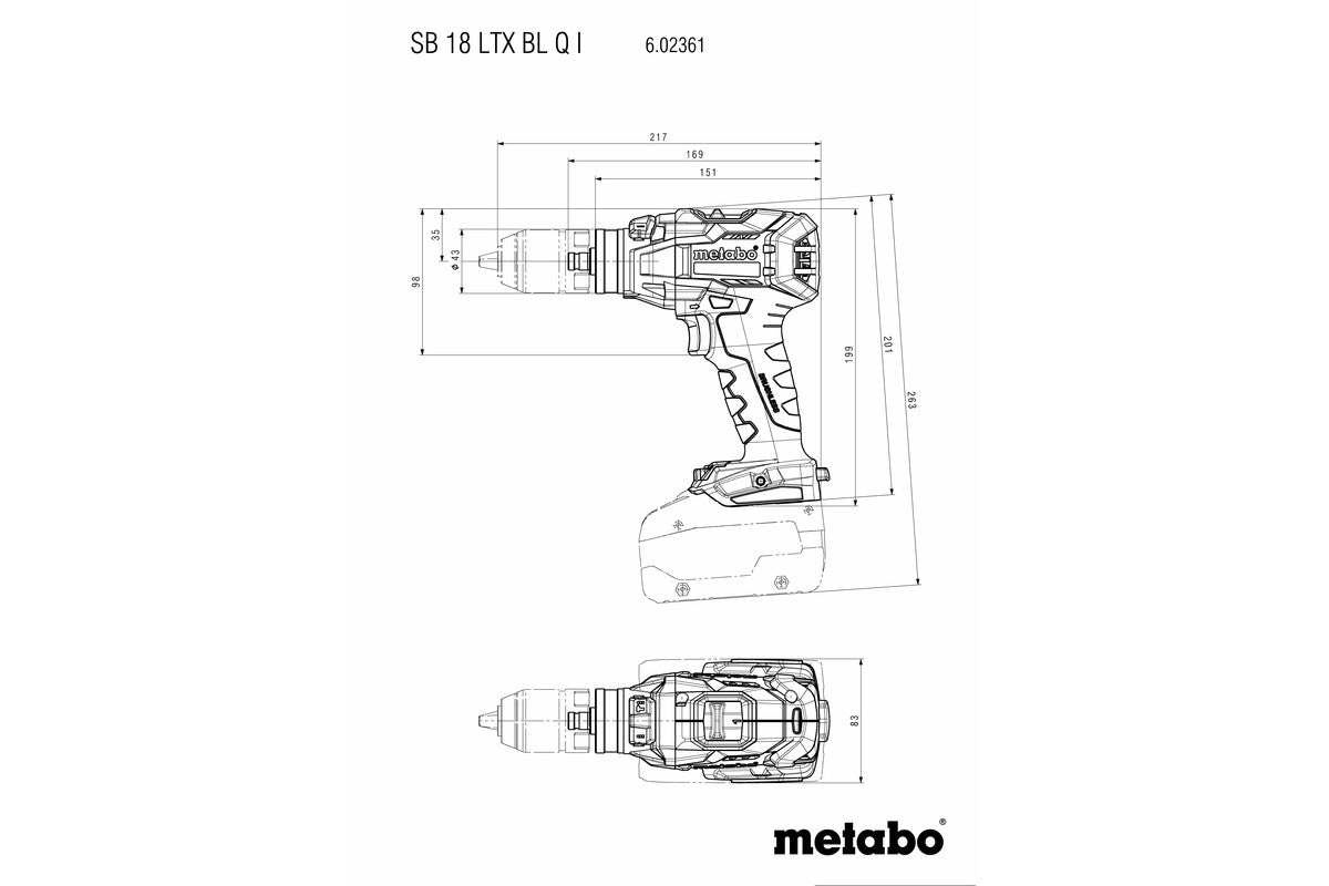 SB 18 LTX BL Q I (602361650) Cordless combi drill