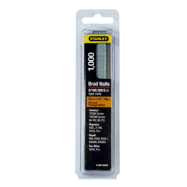 Stanley Brad Nails 12mm | 1-SWK-BN050T