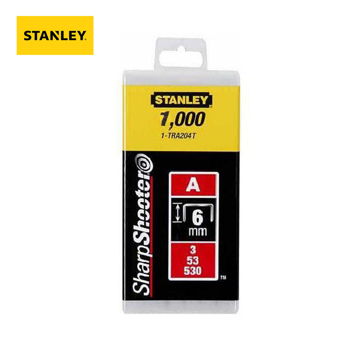 Stanley Light Duty Staples 6mm | 1-TRA204T