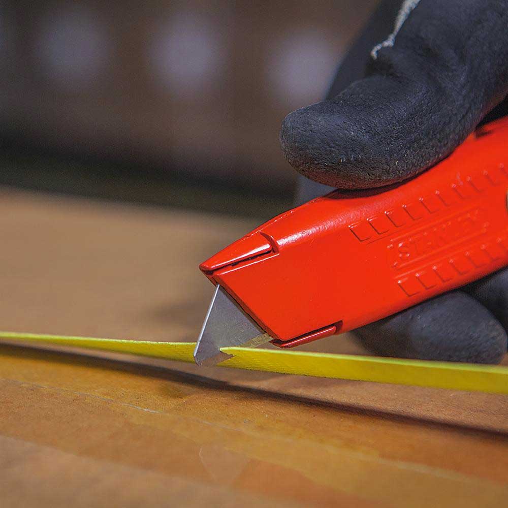 Stanley Spring Loaded Retractable Red Safety Knife | 0-10-189