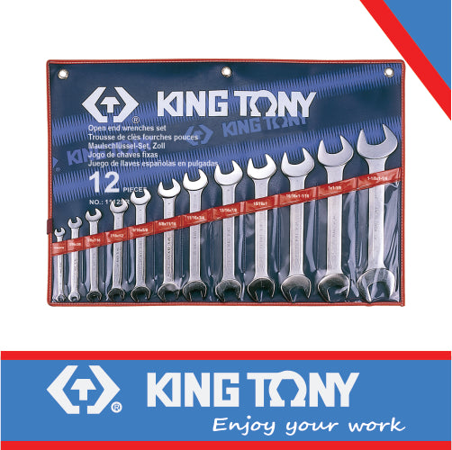 WRENCH SET DOUBLE OPEN 12 PCS