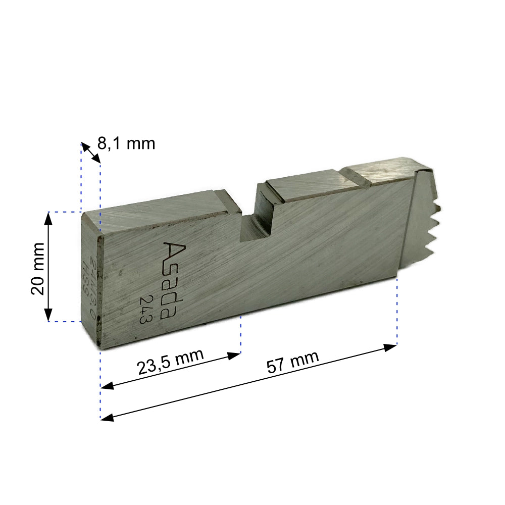 ASADA HSS Bolt Threading Dies M24 | 18530