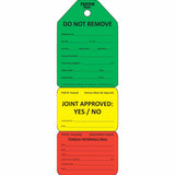 3 Stage Flange Tags (packs of 100)