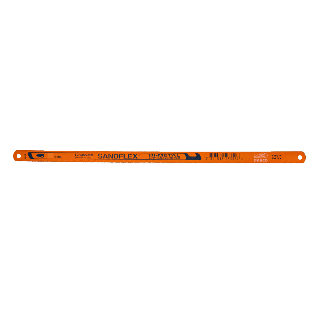 Bahco Sandflex Bi-Metal Hacksaw Blade 32TPI 300mm | 100 Pack