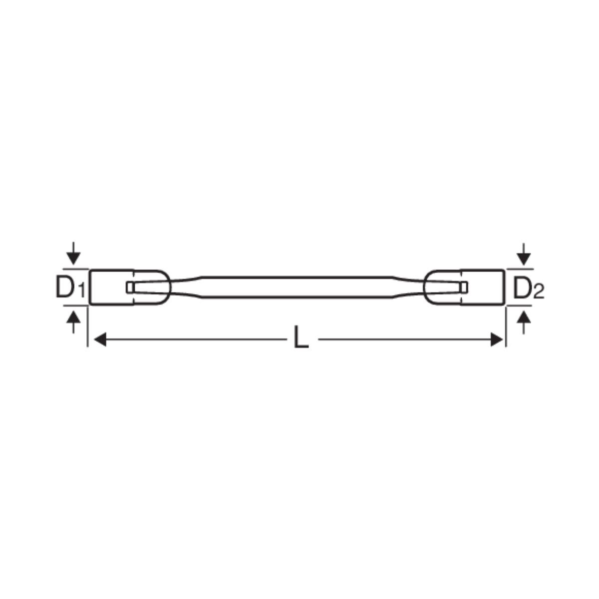Bahco Swivel Head Double End Spanner | 4040M-10-11