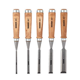 Bahco Wooden-Handle Chisel Set 5pc | 425-082