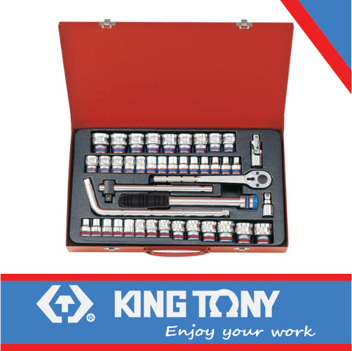 SOCKET SET 44PC 1/2″ METRIC AND S.A.E 8-32MM 6P