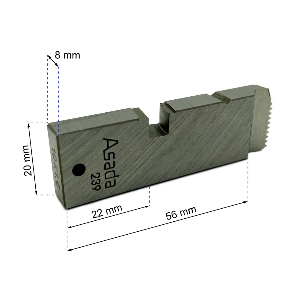 ASADA Alloy Bolt Threading Dies M10 | 89002
